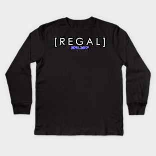 REGAL Kids Long Sleeve T-Shirt